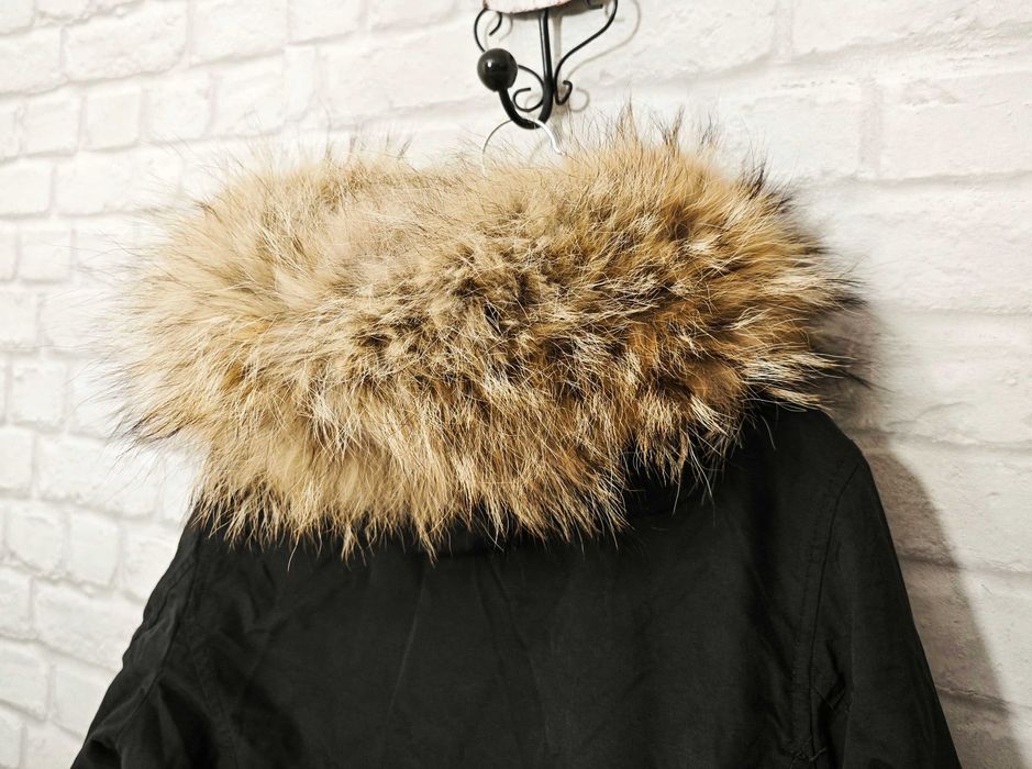Woolrich Arctic Ramar cloth Пухено дамско яке с пух размер L