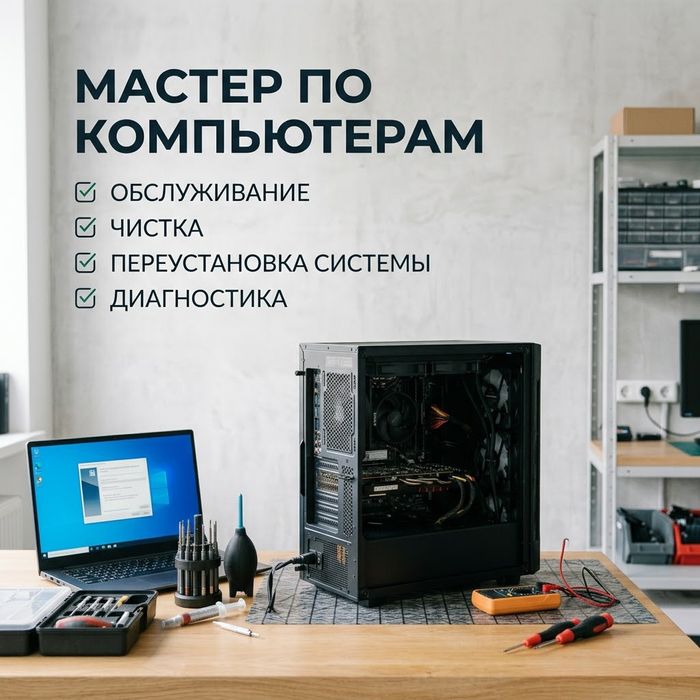 Услуги компьютерного мастера.