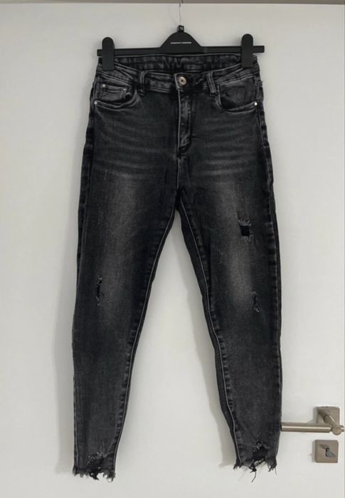 Blugi dama gri skinny marimea M