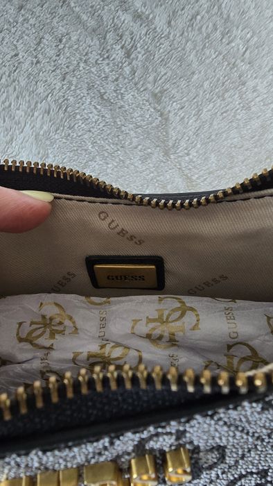 Poseta Guess Logo Gri