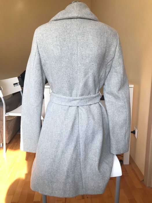 Сиво дамско палто Esprit