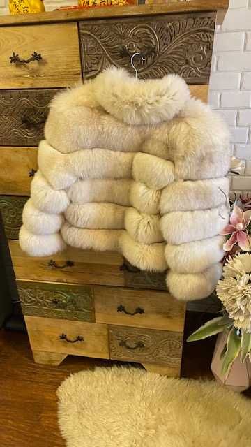 Палто лисица*100% естествена кожа