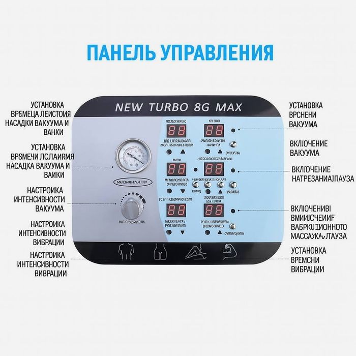 Аппарат G 8 turbo max массажные аппарат