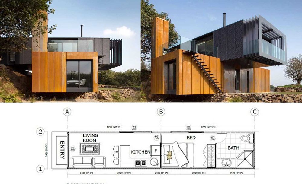 Дачный дом из блок контейнеров | Дом и контейнеров | Супер цена