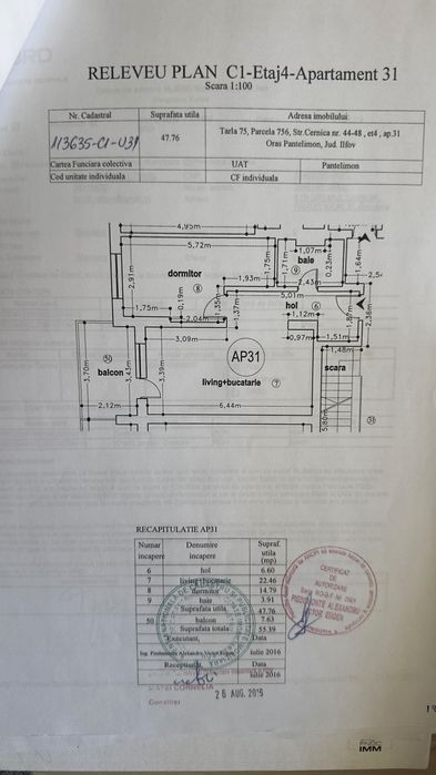 Apartament de vânzare 2 camere Pantelimon