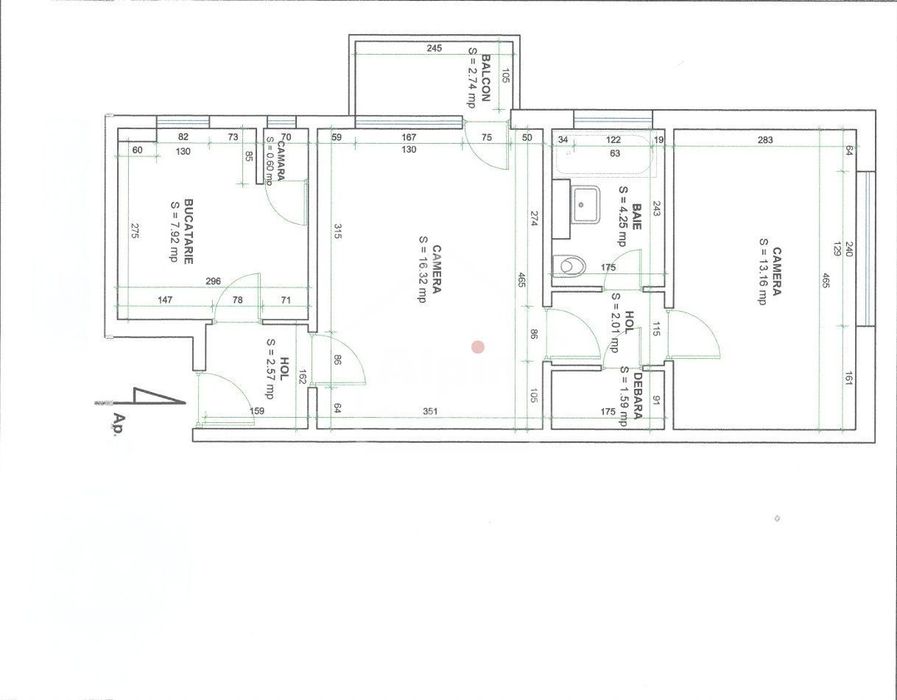 Apartament Zona Linistita I Centrul Civic I CEC Bank