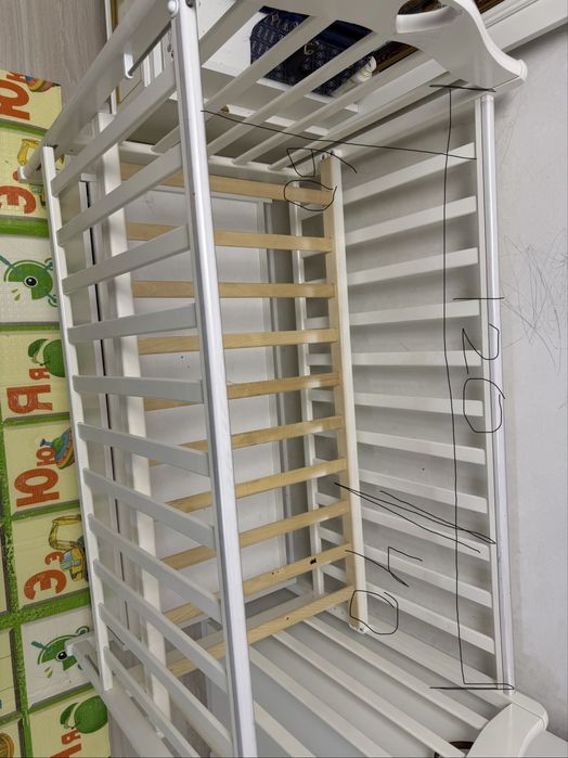 Детская кровать с тумбой