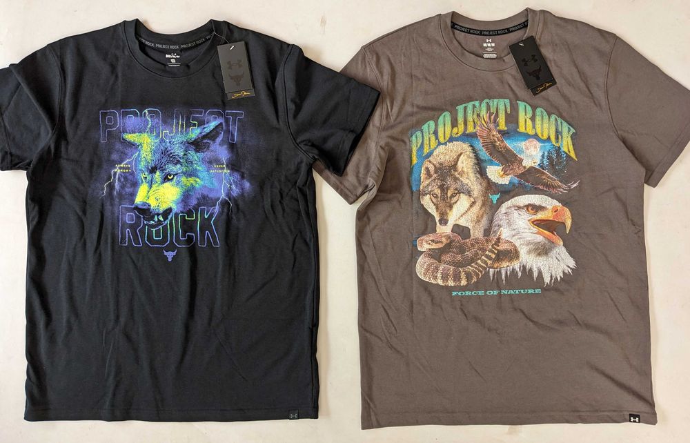 Under Armour Project Rock Wolf Heavyweight мъжка тениска от Сащ