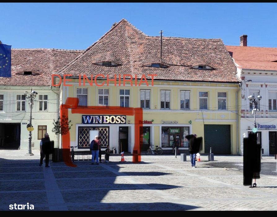 Spatiu comercial ultracentral Cisnădie90 mpVitrină Vizavi de Primărie