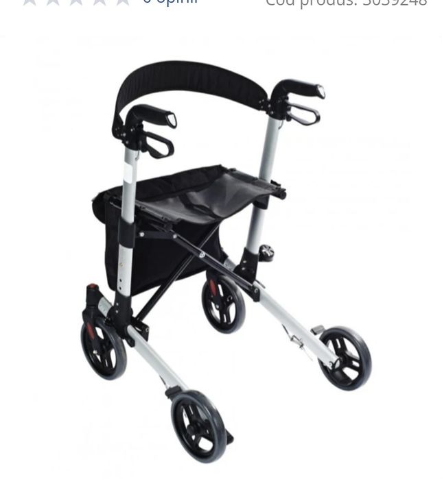 Vand cadru de mers pliabil