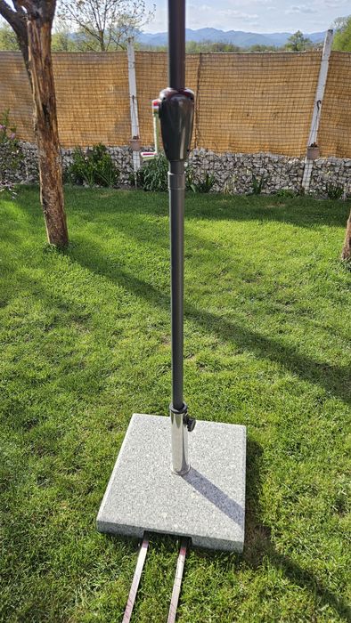 Umbrela terasa/gradina cu suport granit