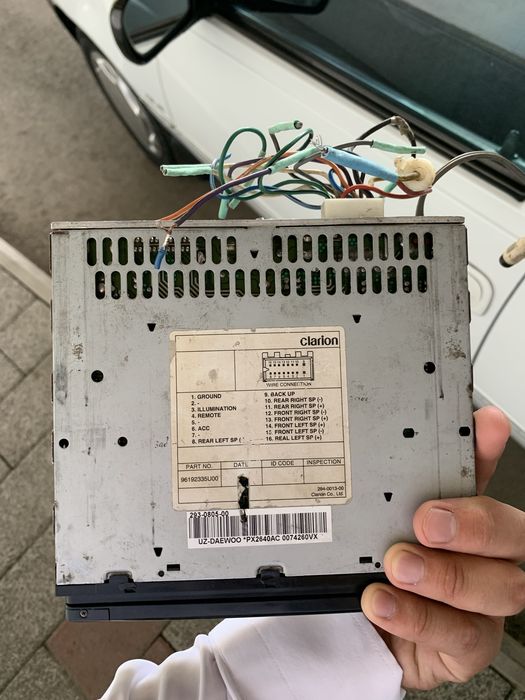 Daewoo nexia clarion magnitafon orginal