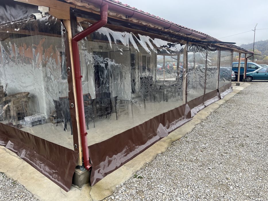 Ветроупорни завеси,тенти,бризнети,сенници,перголи,винил,кристал.