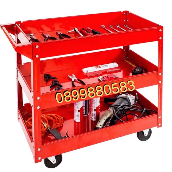 Количка за инструменти на 3 нива