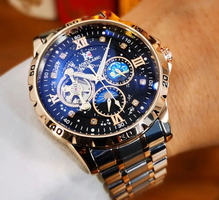 Avtomatik mexanik soat  ichidagi barcha narsalar ishlaydi