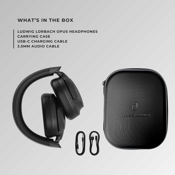 Дизайнерски слушалки Opus Limited Edition с хибриден ANC, 360° звук