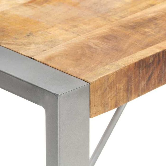 Masa de bucatarie vidaXL 200 x 100 x 75 cm lemn masiv de Mango Exotique IKEA KIKA JYSK Kitchen Table Exotic Dinner Natural Premium Noua Mobexpert