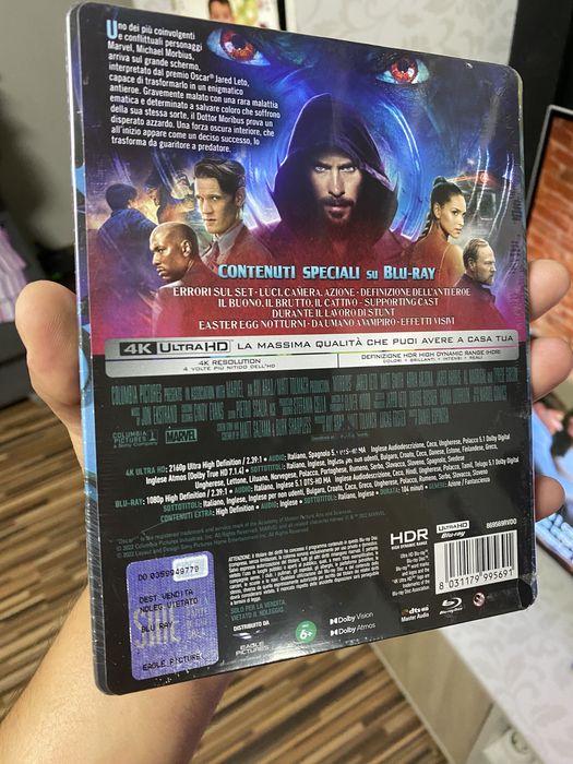 Blu-ray Morbius 4K+2D steelbook