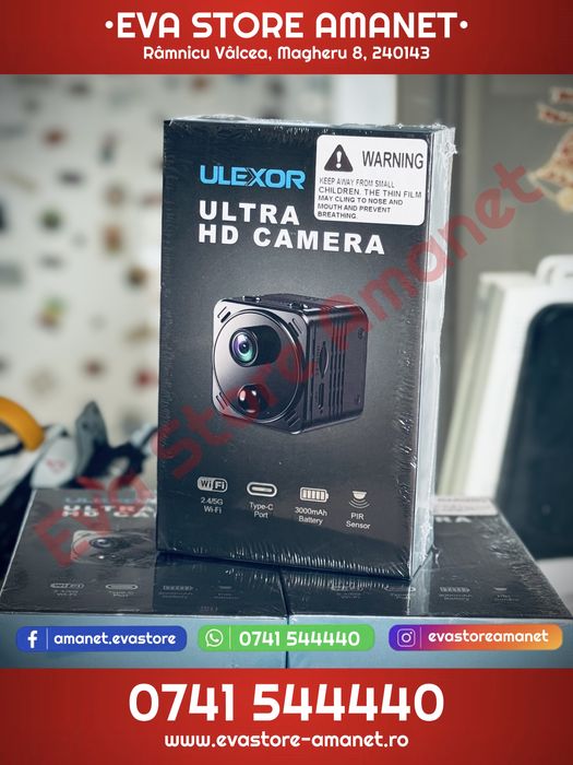 4K Mini Spy Camera Ascunsa Ulexor R8 2.4G/5G WiFi Wireless