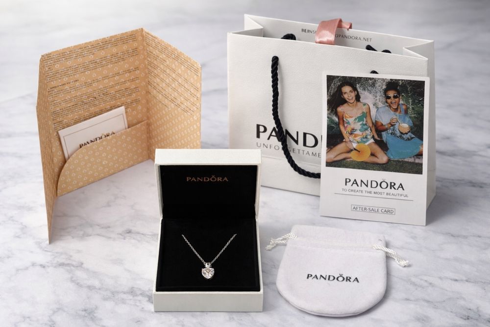 Пандора украшенин титановый