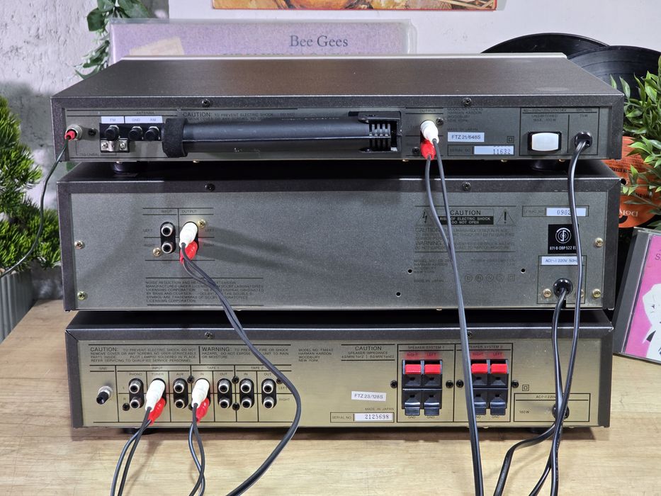 Linie audio HARMAN KARDON, amplificator PM-640, deck  CD-291, tuner TU