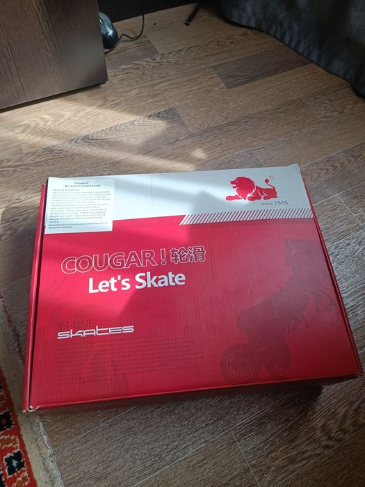 оригинальные ролики коньки от фирмы Cougar