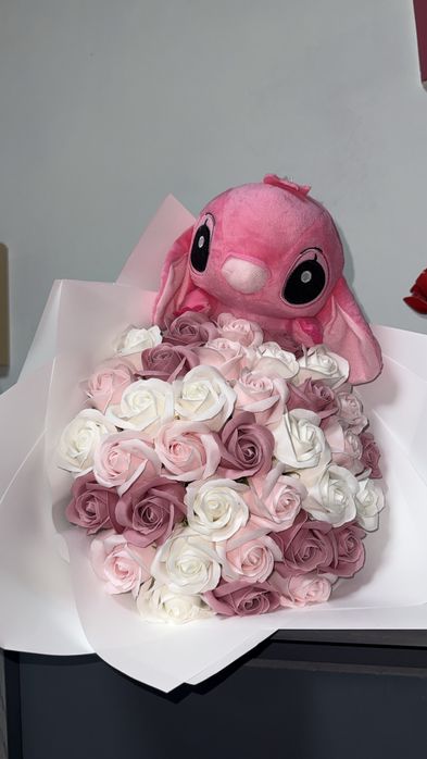 buchet trandafiri sapun