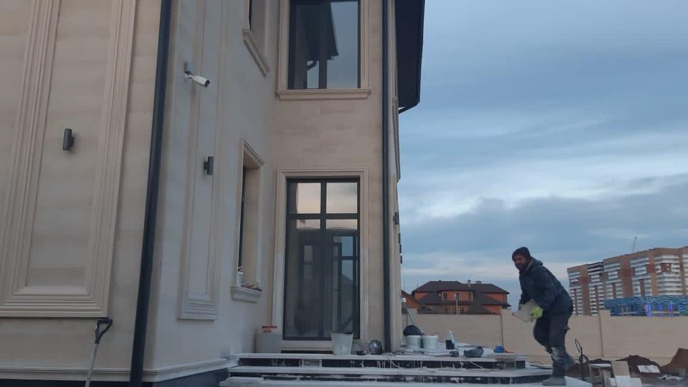 Травертин гранит аглай монтаж