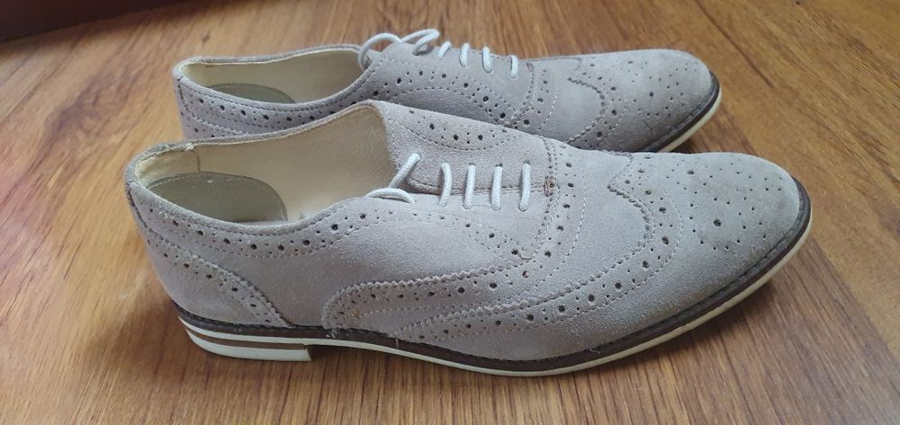 Mocasi dama, bej deschis- piele intoarsa