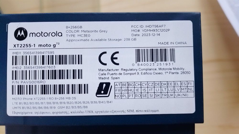Смартфон : Motorola G 72 в гаранционен срок!