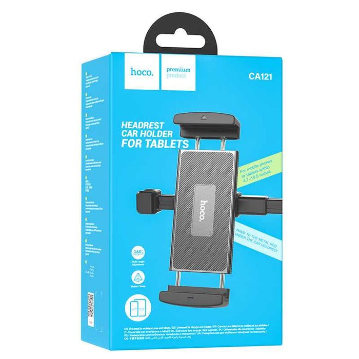 Suport Hoco Auto Tetiera Extensibil Tableta / Telefon Prindere Arc