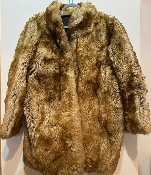 Haina de dama, din blana naturala de marmota, marimea 48 (L/XL)