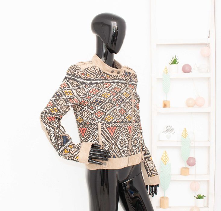 BCBG Maxazria Ziggy оригинално дамско яке пролетно асиметричен цип М