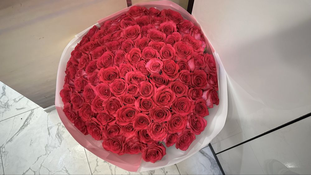 Букет роз 101 шт