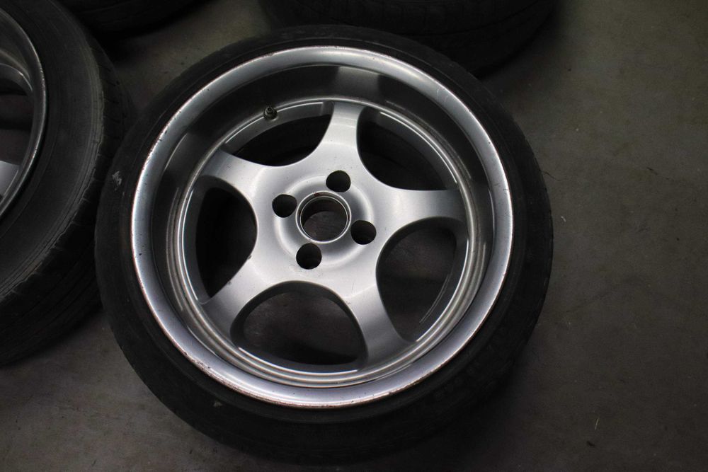 Jante Borbet T 4x100 pe 16 inch 9J u buza lata polish Golf Mk3 BMW Urs