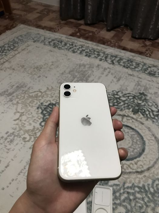 Айфон 11 ақ түсі