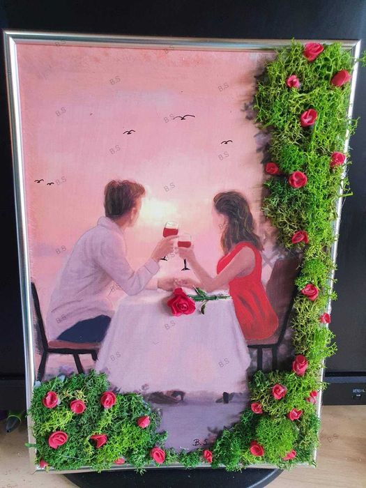 Картина със сканидинавски мъх