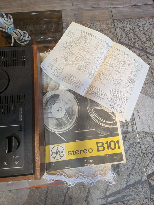 Magnetofon  Tesla B101 Stereo  foarte RAR!
