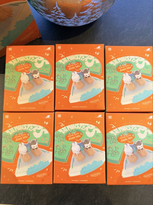 Labubu Playing Games Scene Set