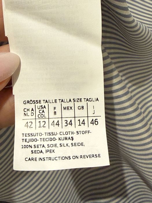 Camasa Max Mara matase L cu dungi