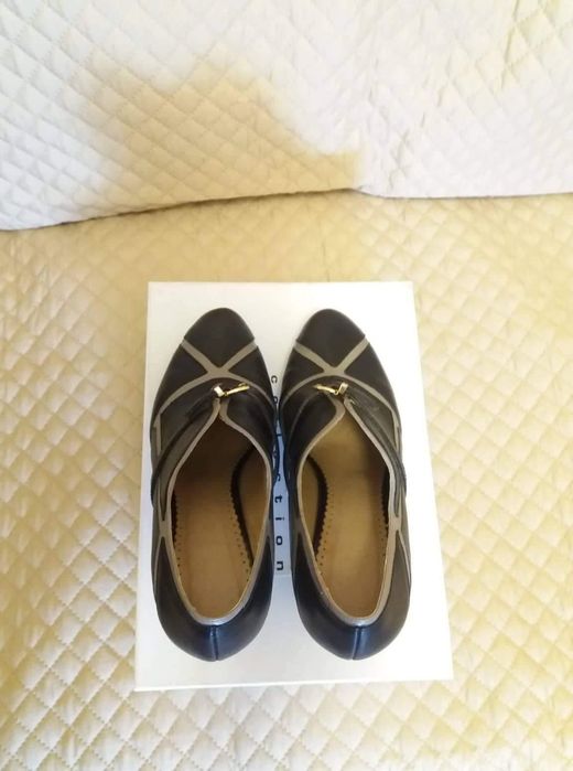 Черно-сиви дамски обувки Фабиано Номер 37