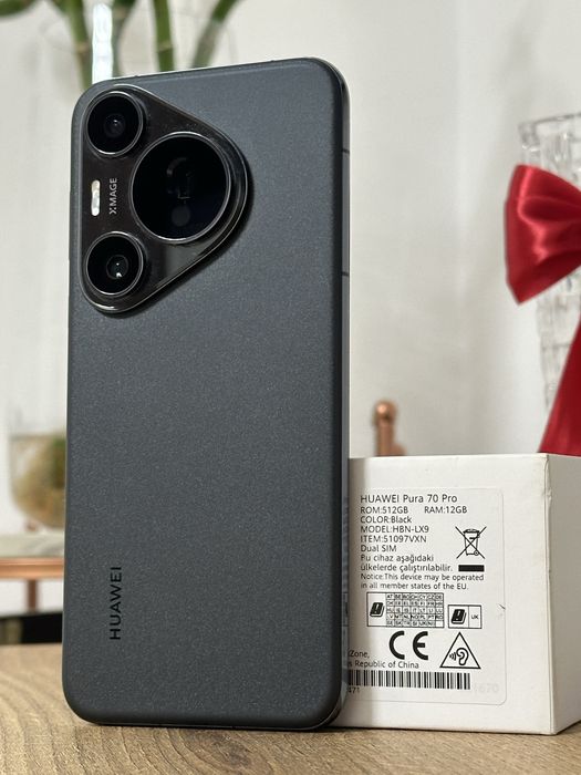 Huawei Pura 70 PRO  512GB  12GB RAM Black Pachet Complet