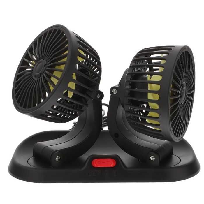 Вентилатор за кола, Двоен вентилатор за автомобил, 12V