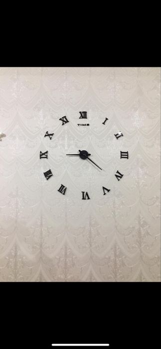 Насстенные часы 3D с установкой