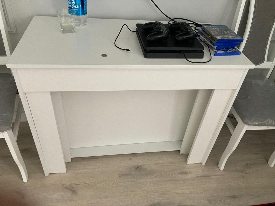 Трансформер стол со стульями