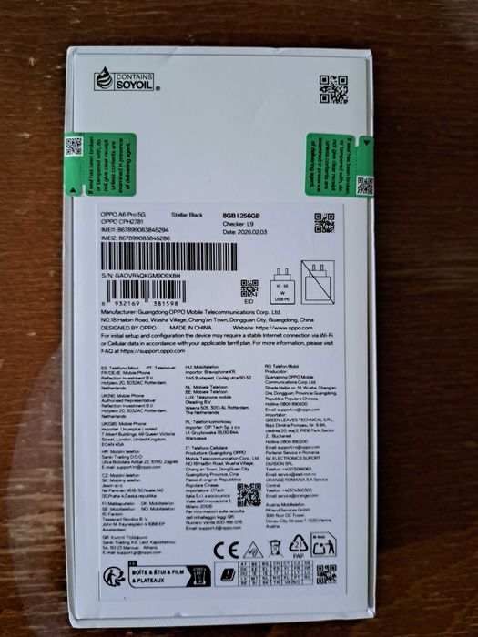 Telefon Oppo A6 Pro 5G 8g Ram 256 gb memorie