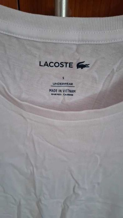 Tricou Lacoste alb