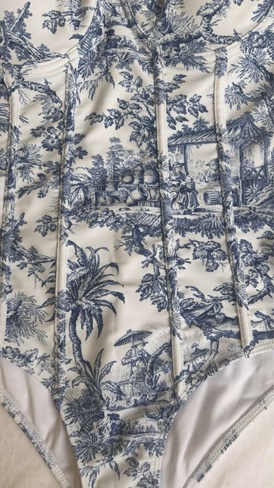 Купальник Dior голубой