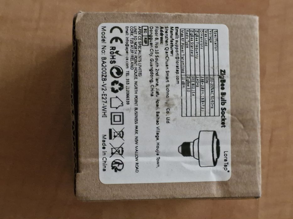 Fasung E27 smart, Smart Life, Tuya