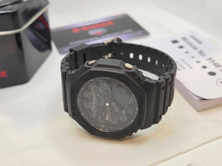 Ceas Sport Barbati Casio g shock ga2100 BLACK ARMY Nou,Garantie 2 ani